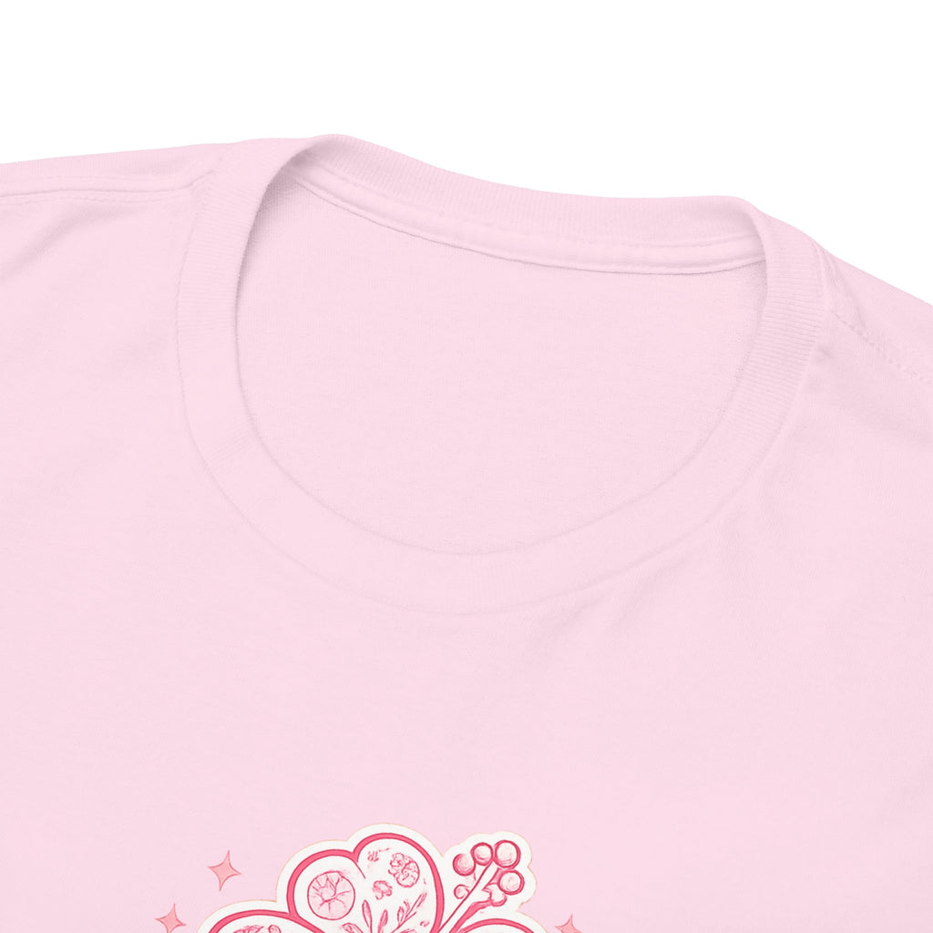Floral Hibiscus Tee — Pink 'SØVRN' Graphic T-Shirt