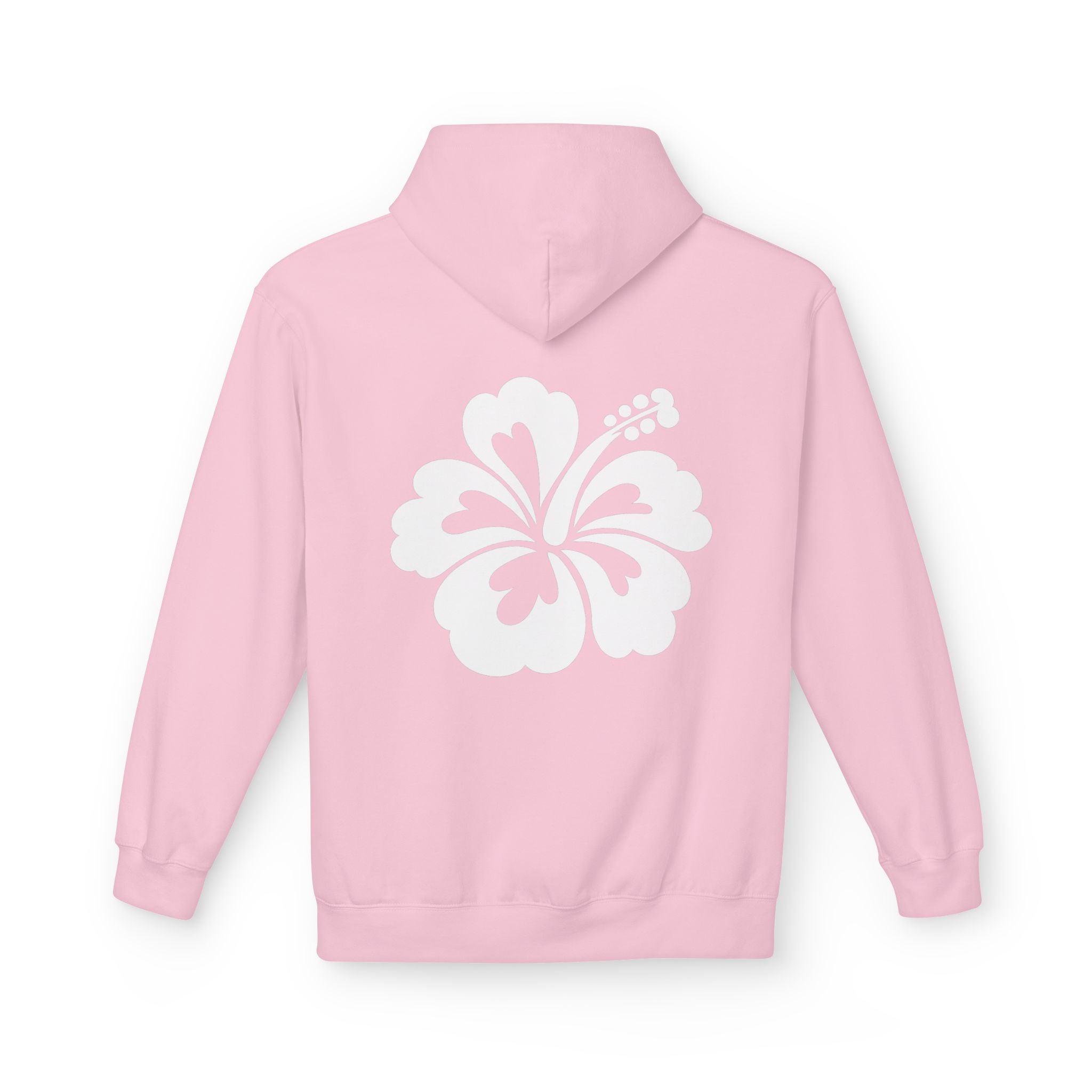 Hibiscus Floral Hoodie — Tropical Beach Pullover