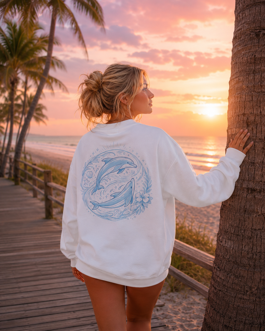 Dolphin Harmony Crewneck Sweatshirt