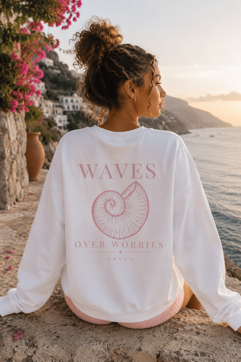 Pink Tide Crewneck