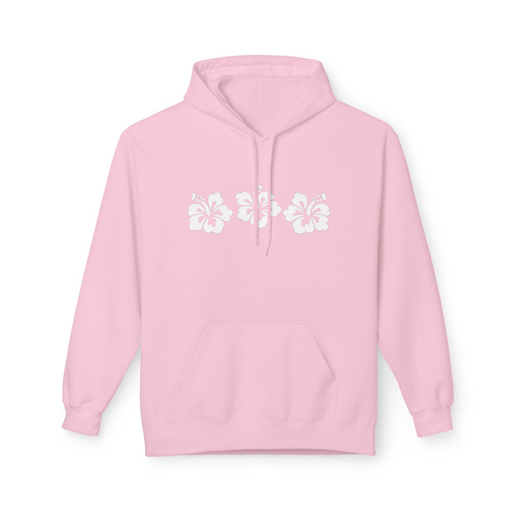 Hibiscus Floral Hoodie — Tropical Beach Pullover