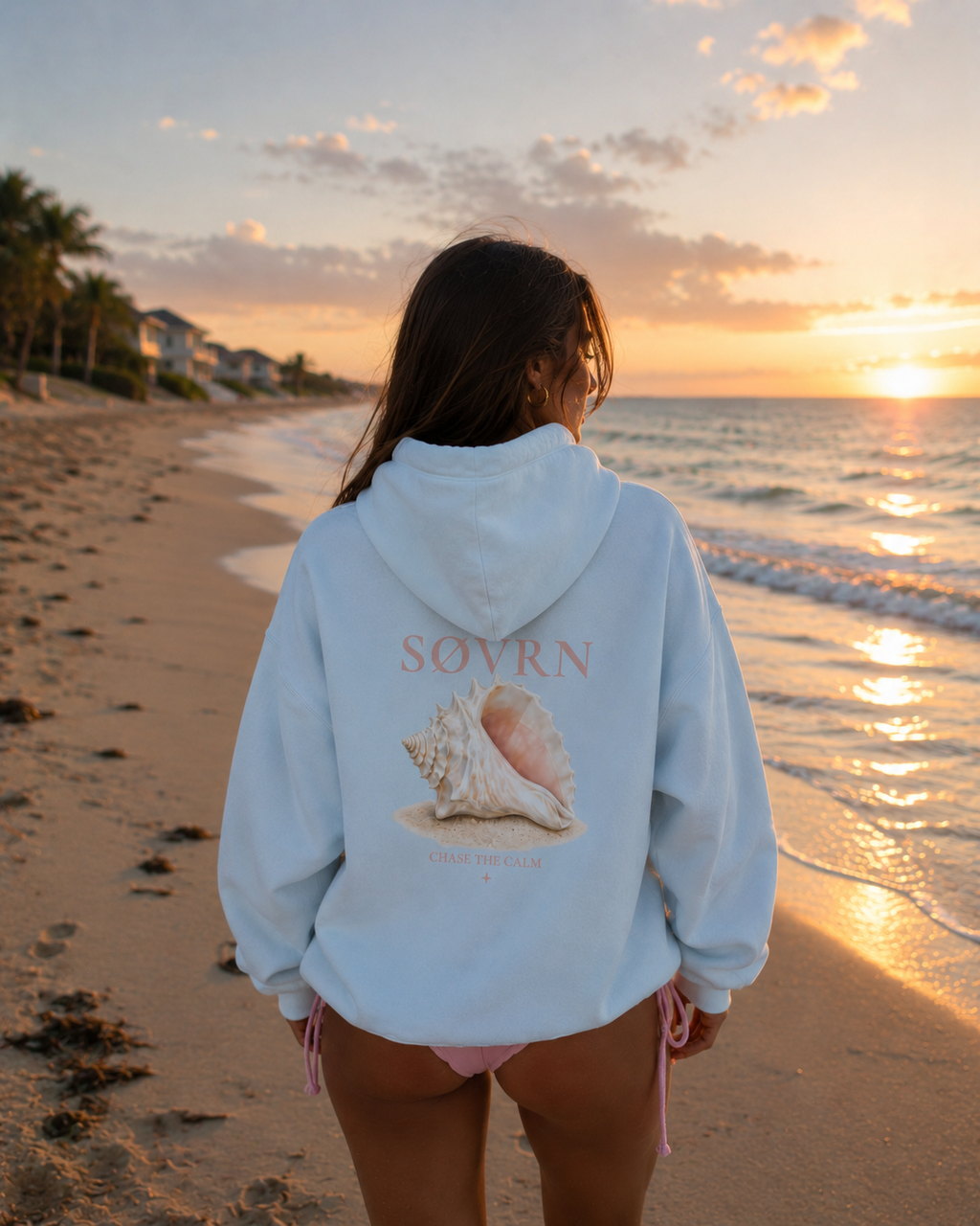 Pink,Blue,Grey,White,Hoodie,Sweatshirt,Beach,Aesthetic,Cleangirl,Seashell,Conch