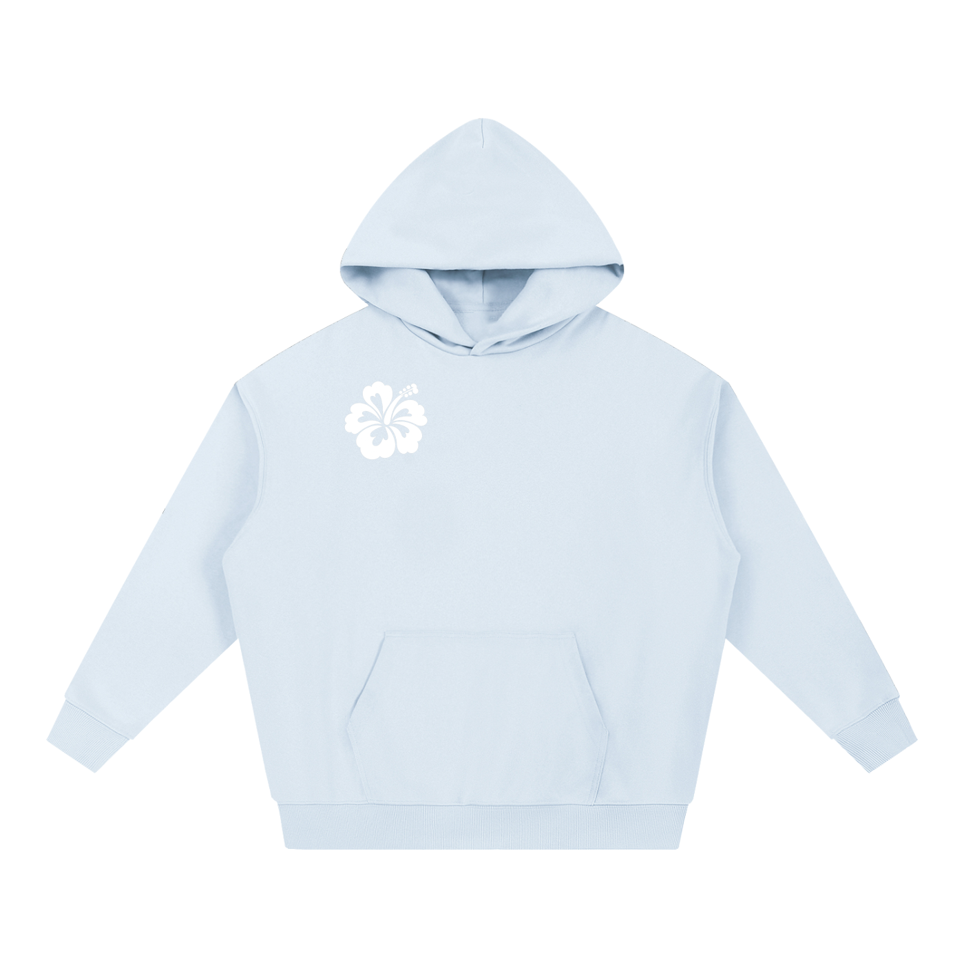 Floral,Hibiscus,Tropical,Coastal,Beachy,Cleangirl,Aesthetic,Hoodie,Sweatshirt,Pullover,Comfy,Breathable,Pink,Blue,Flower,Beach