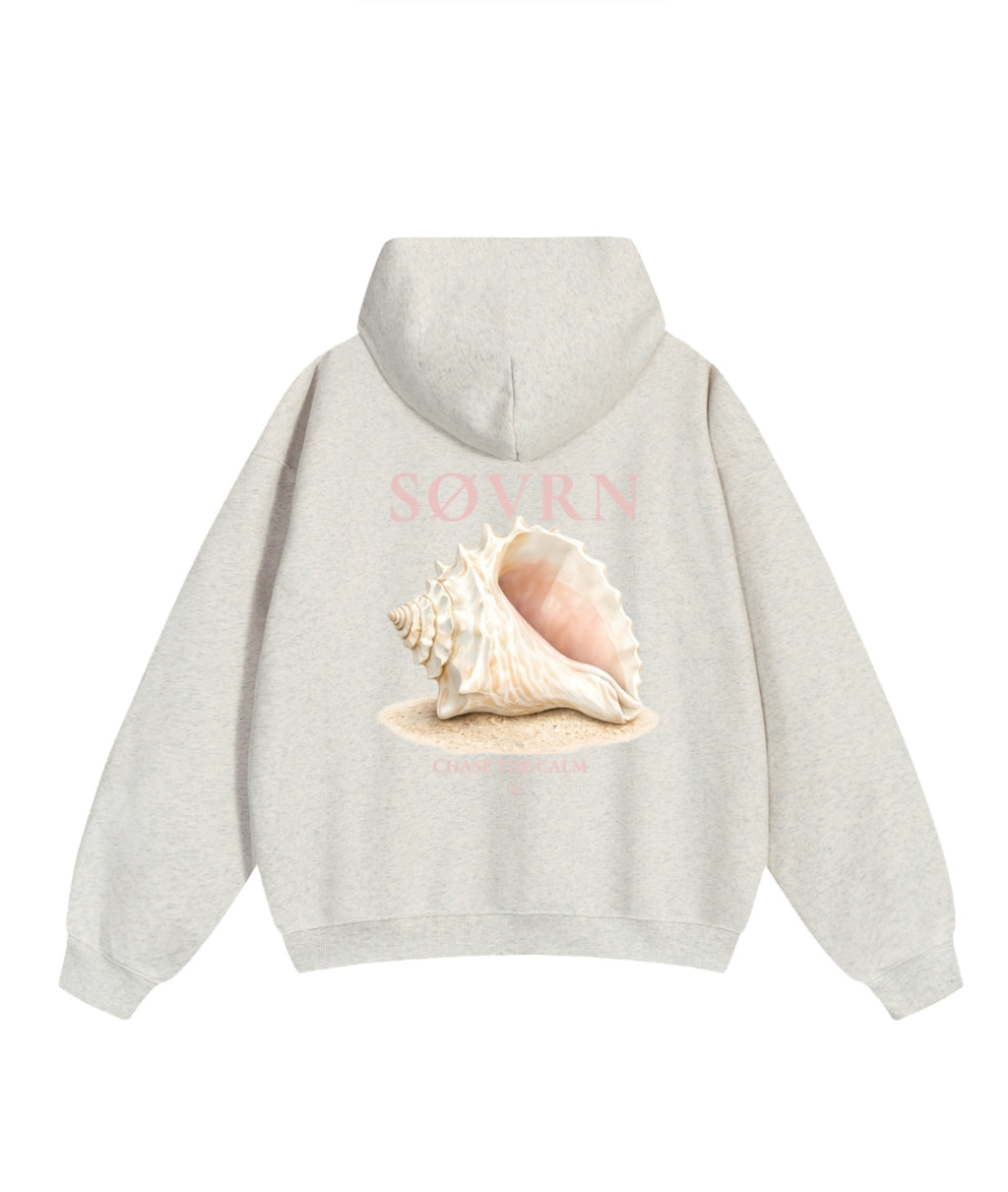 Pink,Blue,Grey,White,Hoodie,Sweatshirt,Beach,Aesthetic,Cleangirl,Seashell,Conch